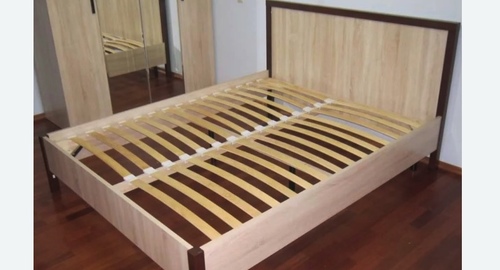 Сборка двухспальной кровати. Глазов