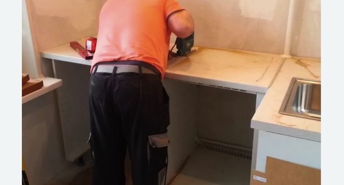 Сборка кухонного гарнитура. Глазов